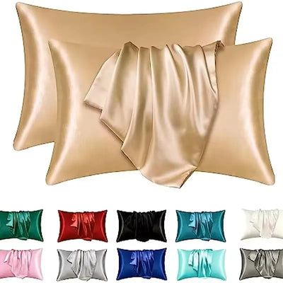 1pc Boost Beauty Sleep Silky Satin Pillowcases: Cooling, Hair and Skin-Friendly, Easy-Care