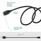 1 Meter USB Type C Charging Cable For Garmin Fenix 7 7S 7X 6 6S 6X 5 5S 5X Vivoactive 3 4 4S Venu 2 2S 3 3S With Dustproof Plug