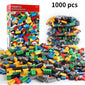 1000 DIY creative building blocks bulk set Urban Classic building blocks Assembled birthday gift children's educational toys