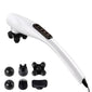 Handheld Back Massager Portable Electric Massage Stick Deep Tissue Massage for Back Neck Shoulders Full Body 12 Modes 6 heads
