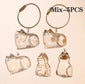 Pet Hair Keepsake Box Memorial Bottle for Cat Fur Storage Container for DIY Decoration Gift for Pet Lovers Home Display