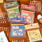 24Pcs/book Cute Die-cut Flash Decorative Stickers Book DIY Scrapbook Phone Case Decoration Collage Material Aesthetic Stationery