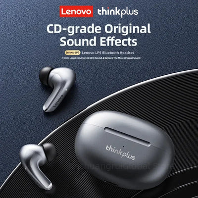 100% Original Lenovo LP5 Pro Wireless Bluetooth 5.4 Earphones LP5 Gaming Earbuds Sports Headphones Low Latency Headset With Mic