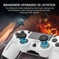 GAMINJA 6-axis Gyroscope Dual Vibration With touch pad Wireless Gamepad Bluetooth Controller For PS4 PS3 Console Computer PC