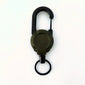 1/2/4pcs Extendable Retractable Holders Keychain Badge Reels Heavy Duty Clip With Carabiner Key Chain For Men Outdoor Bags