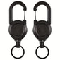 1/2/4pcs Extendable Retractable Holders Keychain Badge Reels Heavy Duty Clip With Carabiner Key Chain For Men Outdoor Bags