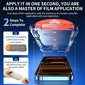 5Pcs Oleophobic Coating Dust Free Easy Installation Screen Protector For iPhone Air 15 14 13 12 11 X XS 16 Plus 17 Pro Max Glass