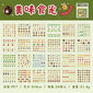24Pcs/book Cute Die-cut Flash Decorative Stickers Book DIY Scrapbook Phone Case Decoration Collage Material Aesthetic Stationery