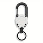 1/2/4pcs Extendable Retractable Holders Keychain Badge Reels Heavy Duty Clip With Carabiner Key Chain For Men Outdoor Bags