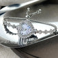 New Fashion Heart-shaped Ribbon-Strap Diamond-Studded Flower Watch for Women with Adjustable Bracelet