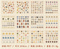 24Pcs/book Cute Die-cut Flash Decorative Stickers Book DIY Scrapbook Phone Case Decoration Collage Material Aesthetic Stationery