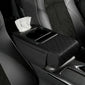 Car Armrest Storage Box, Car Center Console Organizer, Armrest Heightening Cushion with Cup Holder Armrest Storage Organizer Box