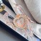 New Fashion Heart-shaped Ribbon-Strap Diamond-Studded Flower Watch for Women with Adjustable Bracelet