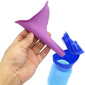 1set Urinal Car Urinal Bucket Outdoor Standing Urine Emergency Travel Portable Reusable Shrinkable Camping Toilet Urine Leak