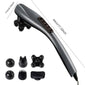 Handheld Back Massager Portable Electric Massage Stick Deep Tissue Massage for Back Neck Shoulders Full Body 12 Modes 6 heads