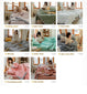2025 new Japanese polyester cotton quilted summer quilt skin-friendly washable light luxury style solid color lightweight