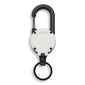 1/2/4pcs Extendable Retractable Holders Keychain Badge Reels Heavy Duty Clip With Carabiner Key Chain For Men Outdoor Bags