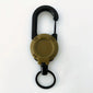 1/2/4pcs Extendable Retractable Holders Keychain Badge Reels Heavy Duty Clip With Carabiner Key Chain For Men Outdoor Bags