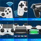 GAMINJA 6-axis Gyroscope Dual Vibration With touch pad Wireless Gamepad Bluetooth Controller For PS4 PS3 Console Computer PC